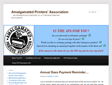 Tablet Screenshot of apa-letterpress.com